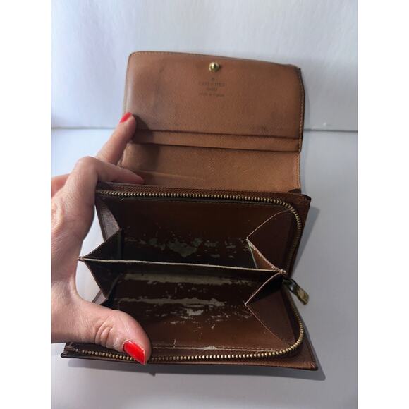 Louis Vuitton Monogram Porte Monnaie Tresor Wallet Authentic Vintage - Picture 11 of 16